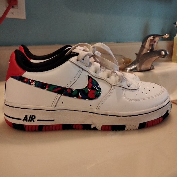 Nike Other - Nike Air Force shoes for boys. Melted crayon 🖍️🖍️🖍️.
